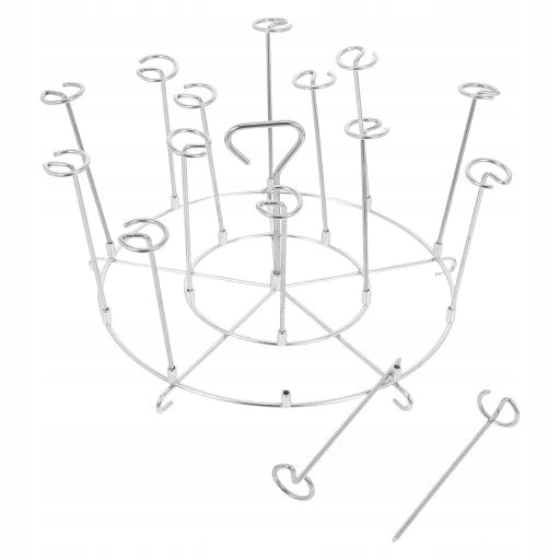 PRACTICAL RACK FOR SKEWERS FOR BAKING IN THE AIR FRYER Manufacturer no brand