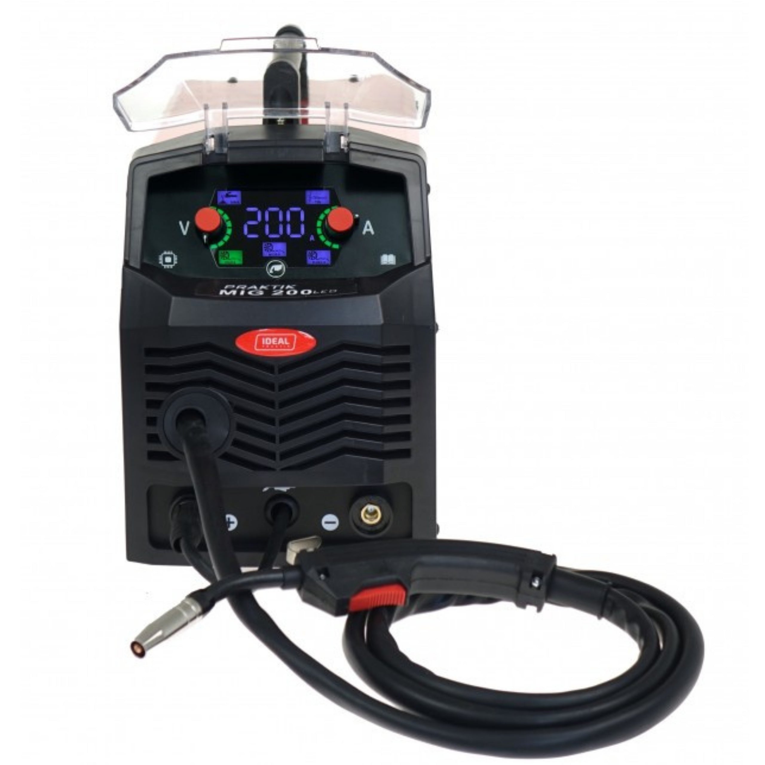 PRAKTIK MIG 200 SYNERGIC LED 200 A MIG MMA FLUX Synergy Manufacturer code PMIG200SLED