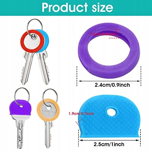PRASACCO 32 PIECES KEYCAPS COVER LABEL SET KEYCHAINS OVERLAY Manufacturer code 32-SZTUKI-NASADEK-NA-KLUCZE