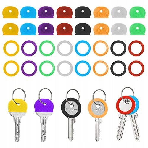 PRASACCO 32 PIECES KEYCAPS COVER LABEL SET KEYCHAINS OVERLAY Packaging status original