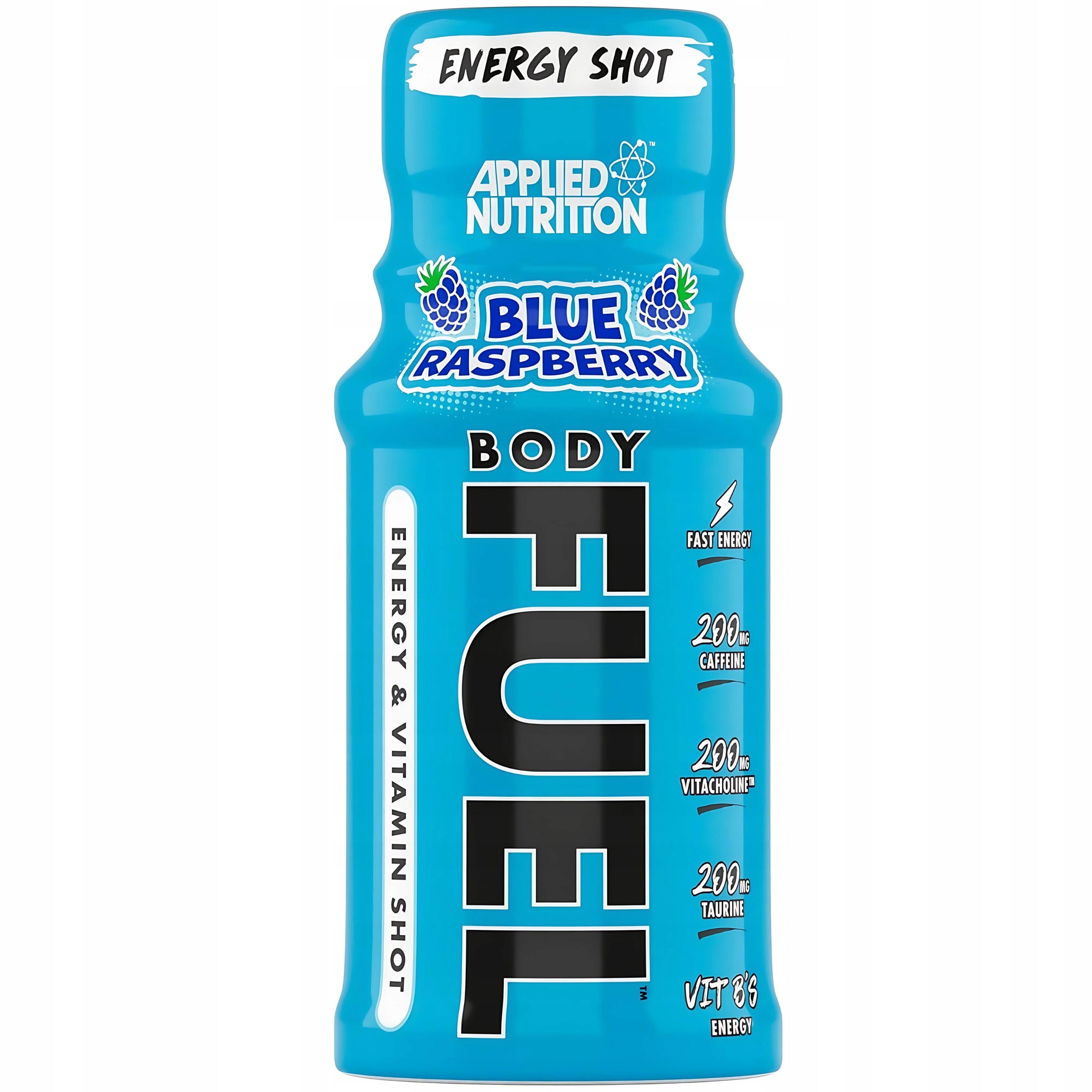 PRE-WORKOUT BODY FUEL SHOT CAFFEINE TAURINE ENERGY STIMULATION POWER 60ml Brand Applied Nutrition