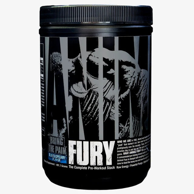 PRE-WORKOUT CONDITIONER POWDER PUMP ANIMAL FURY Universal 490g raspberry Packaging status original