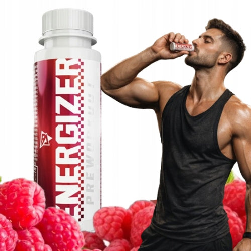 PRE-WORKOUT ENERGY SHOT Proactive Energizer RASPBERRY SET 12x 60ml Expiration date not specified