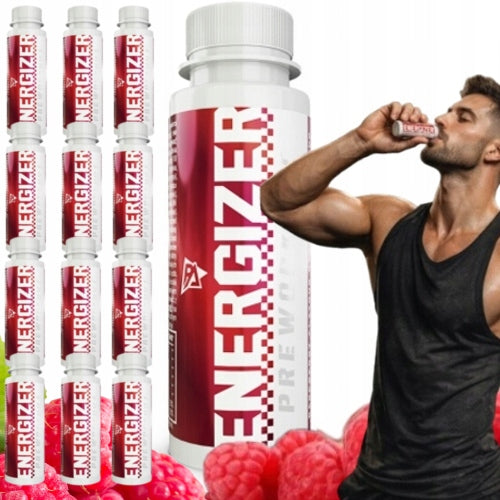 PRE-WORKOUT ENERGY SHOT Proactive Energizer RASPBERRY SET 12x 60ml