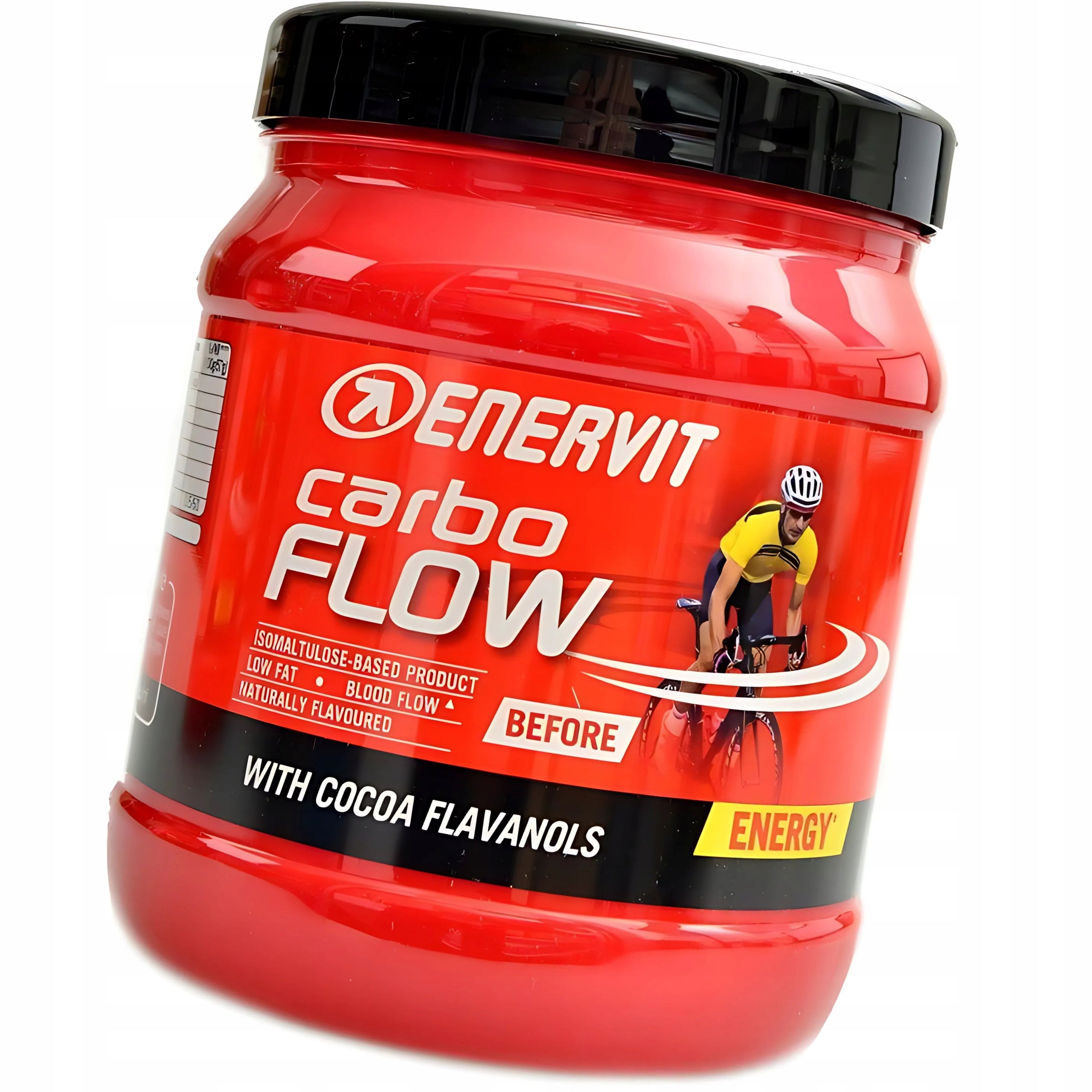 PRE-WORKOUT ENERVIT CARBO FLOW CARBOHYDRATE DRINK FLAVONOLE 400g Expiration date at least six months from the date of purchase