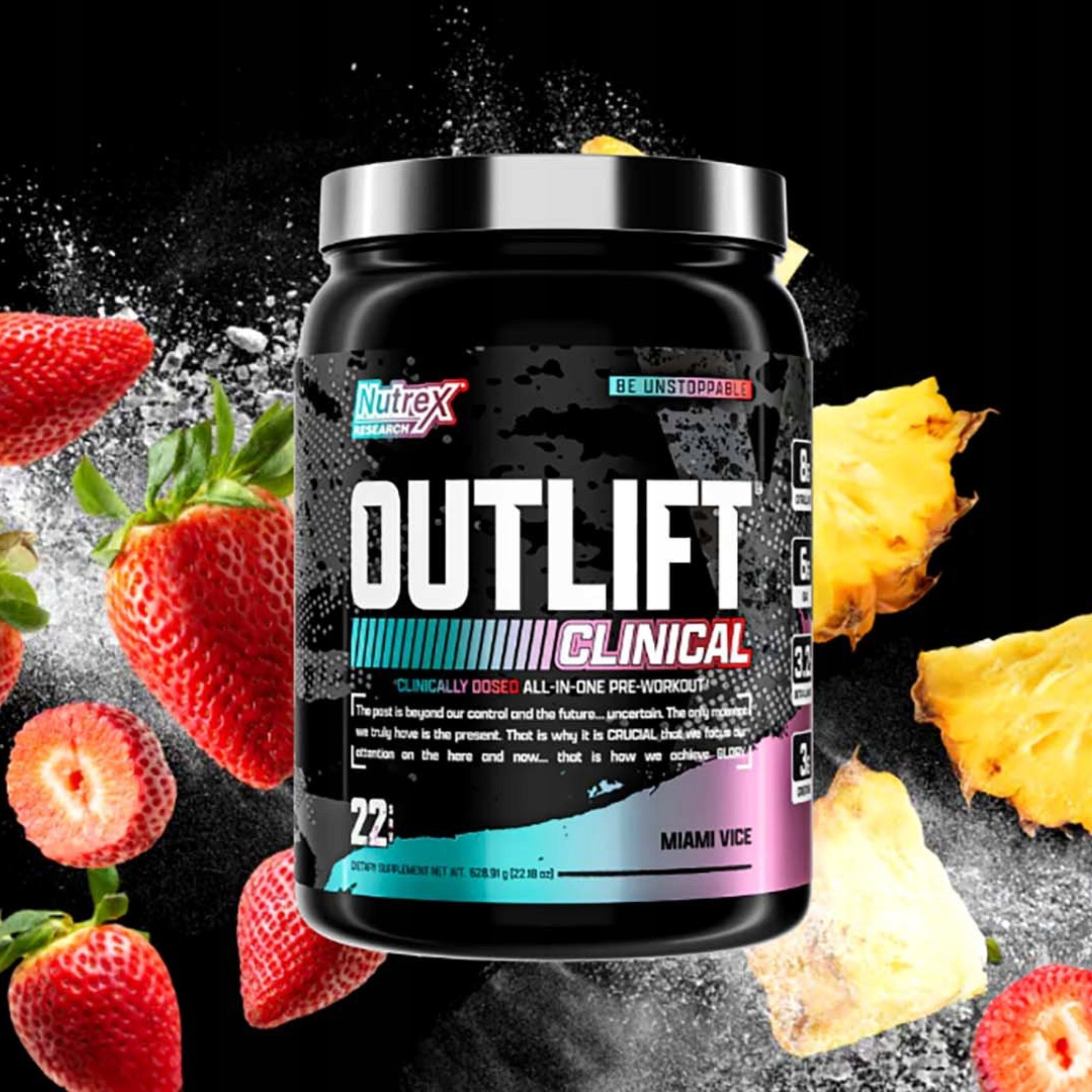 PRE-WORKOUT OUTLIFT CLINICAL NUTREX PUMP STRENGTH POWER STIMULATION 380g Brand Nutrex