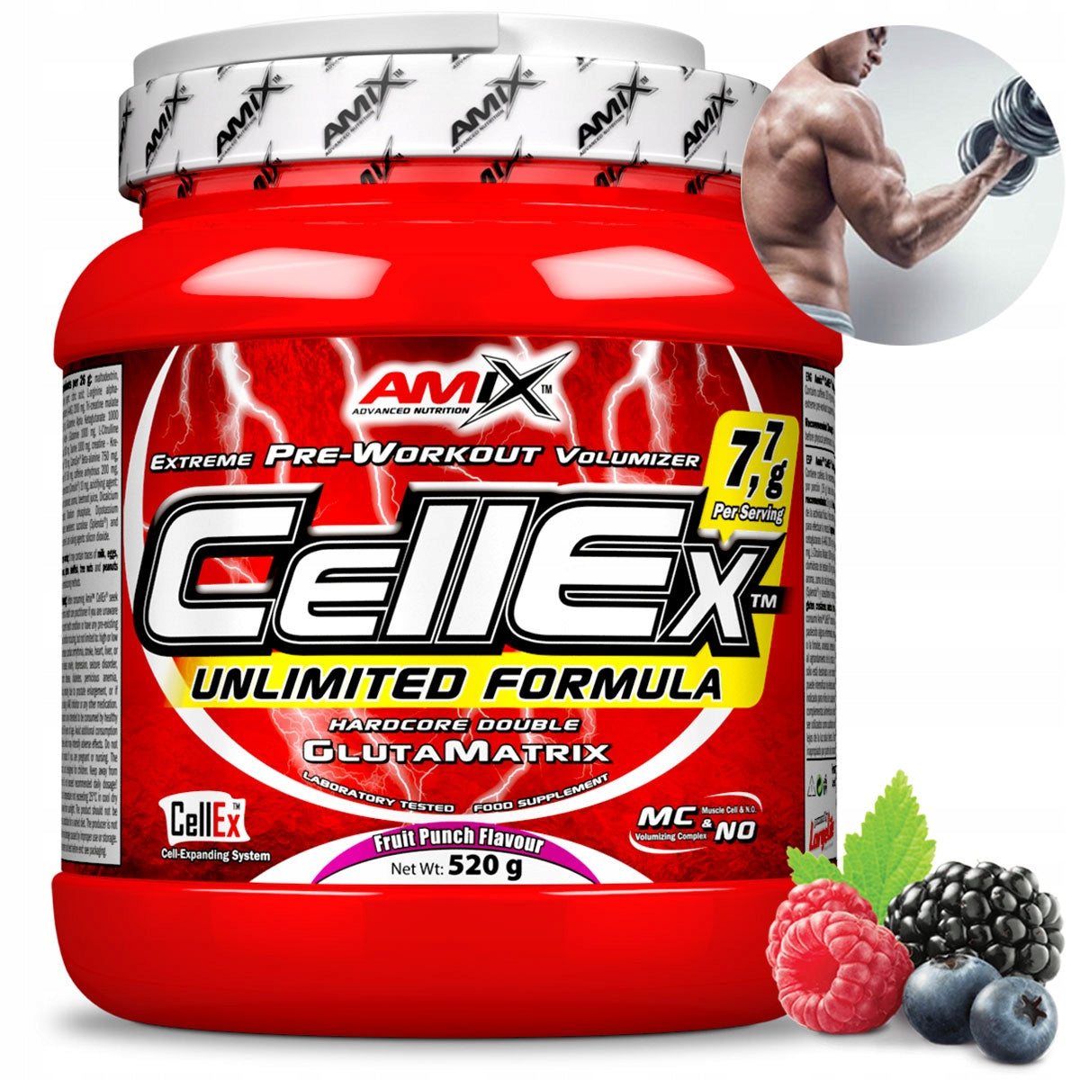 PRE-WORKOUT POWDER STRONG! Strength Pump Strength Amix Cell EX