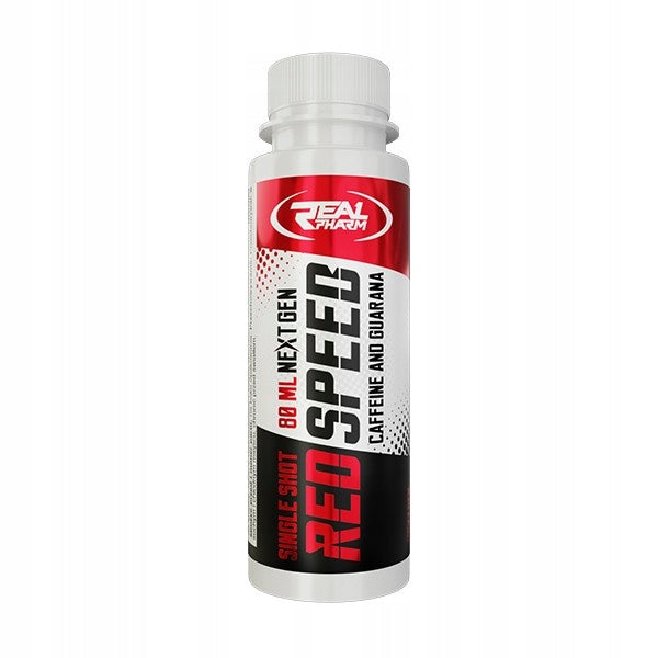 PRE-WORKOUT SHOT Real Pharm RED SPEED SHOT CAFFEINE GUARANA 80ml Expiration date at least six months from the date of purchase