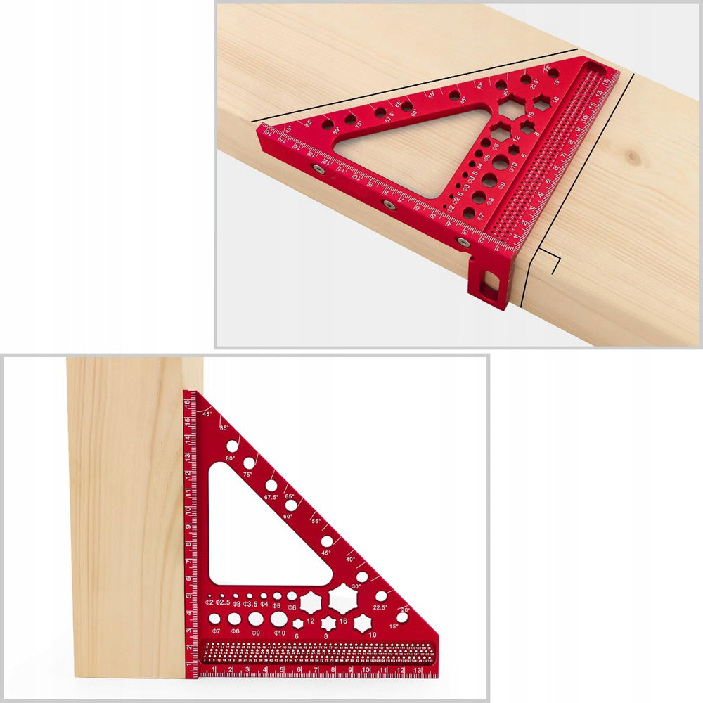 PRECISION ALUMINIUM JOINERY ANGLE FOR WOOD MEASUREMENT AND MARKING Width 0 mm