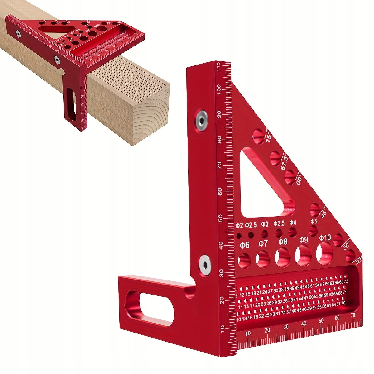 PRECISION ALUMINIUM JOINERY ANGLE FOR WOOD MEASUREMENT AND MARKING