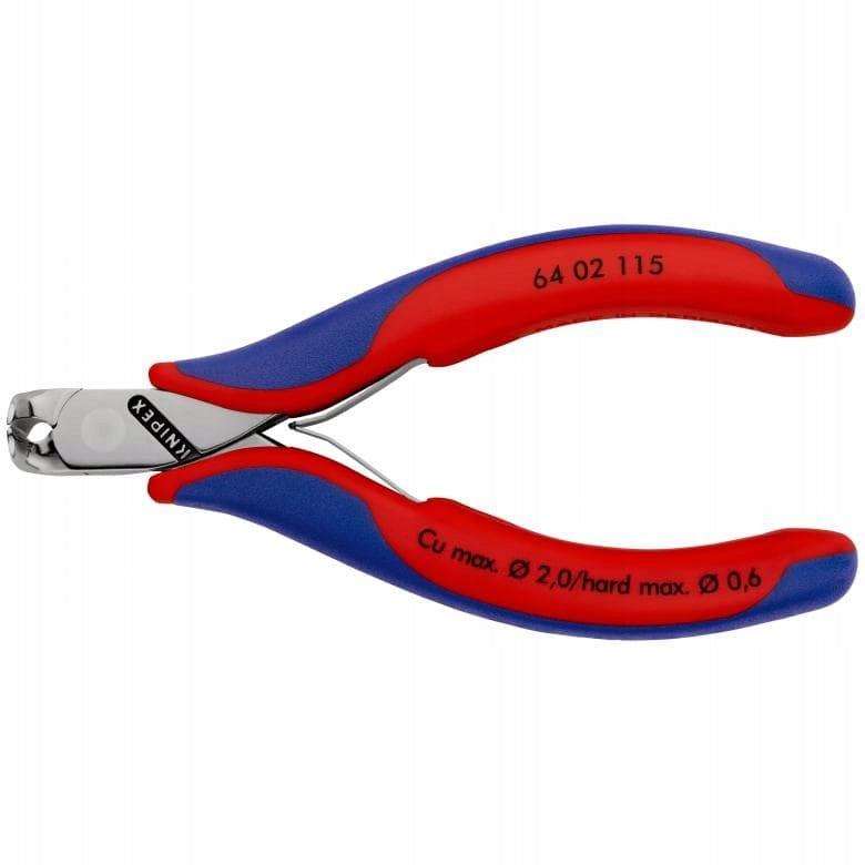 PRECISION CUTTING PLIERS FOR ELECTRONICS 64 02 115 KNIPEX Product weight with unit packaging 0.125 kg