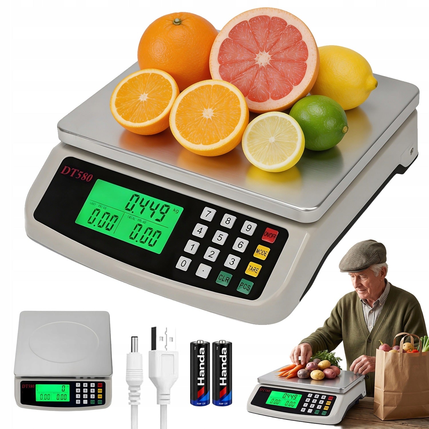 PRECISION ELECTRONIC SCALE FOR VARIOUS KITCHEN NEEDS