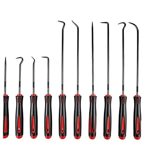 PRECISION HOOKS FOR SEALING SHAFT SET OF 10 HAND TOOLS