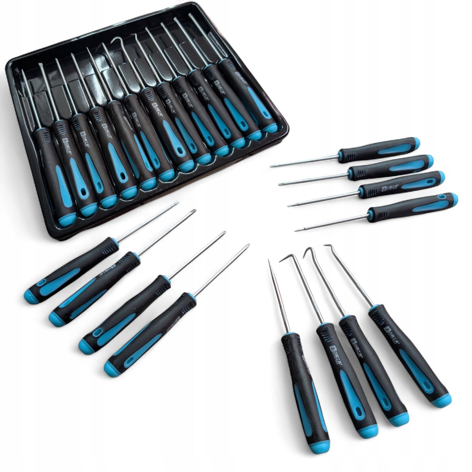 PRECISION HOOKS SKEWERS SCREWDRIVERS for spring O-ringS SET 12in1
