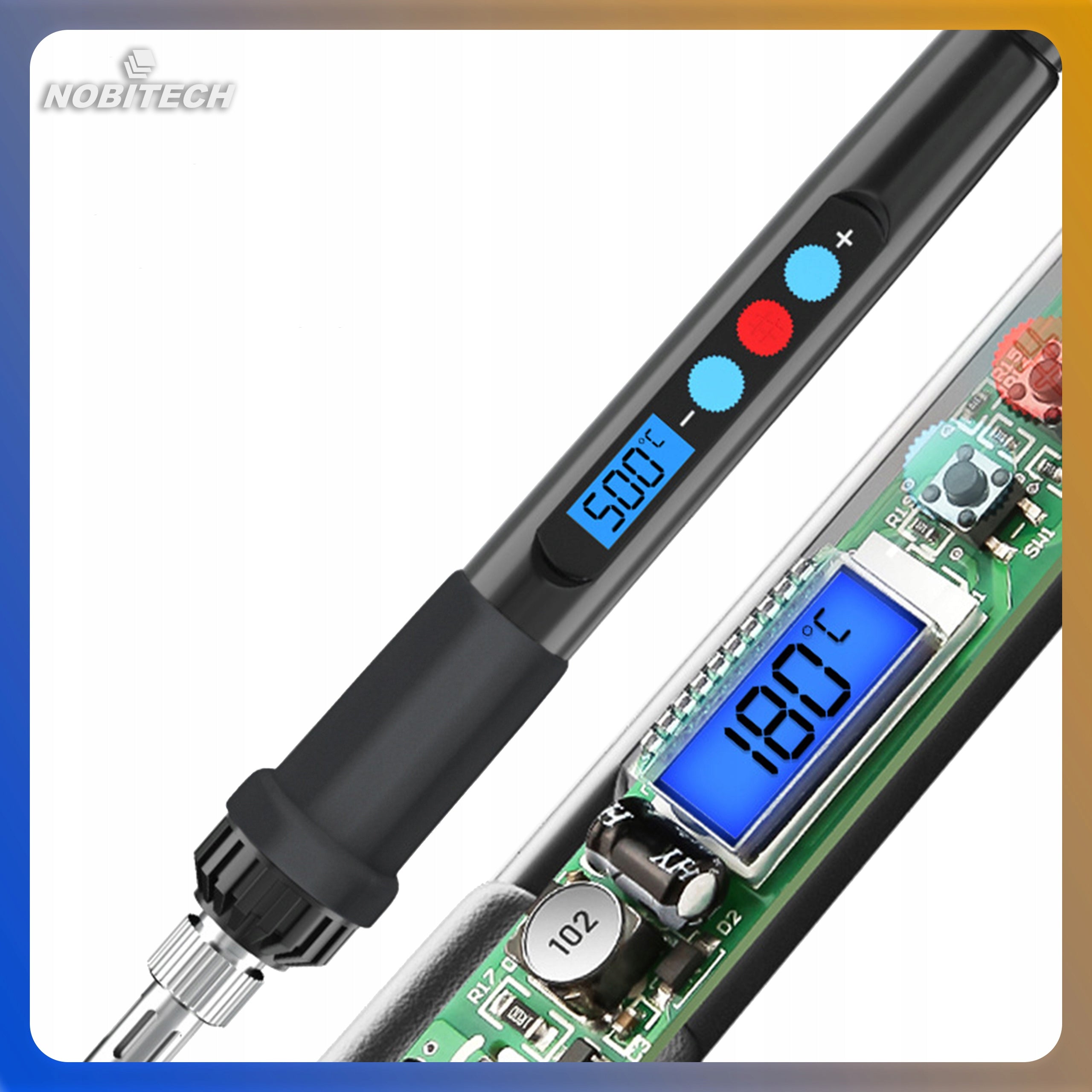 PRECISION RESISTANCE STOCK SOLDERING IRON WITH ADJUSTABLE + 60W CASE TIP ACCESSORIES Manufacturer code SI01