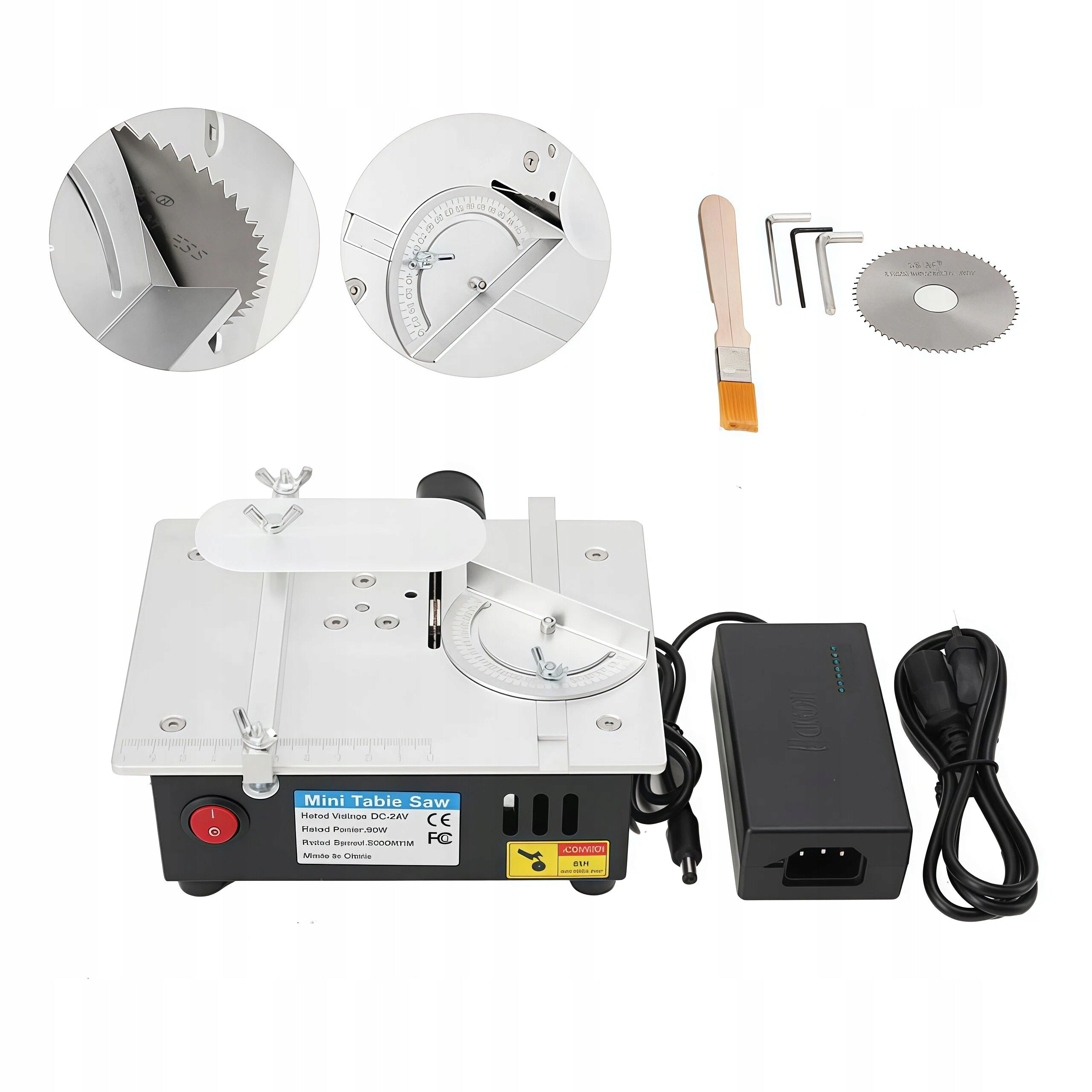 PRECISION TABLE SAW MINI WOOD PLASTIC METAL POWER SUPPLY24V Brand no brand