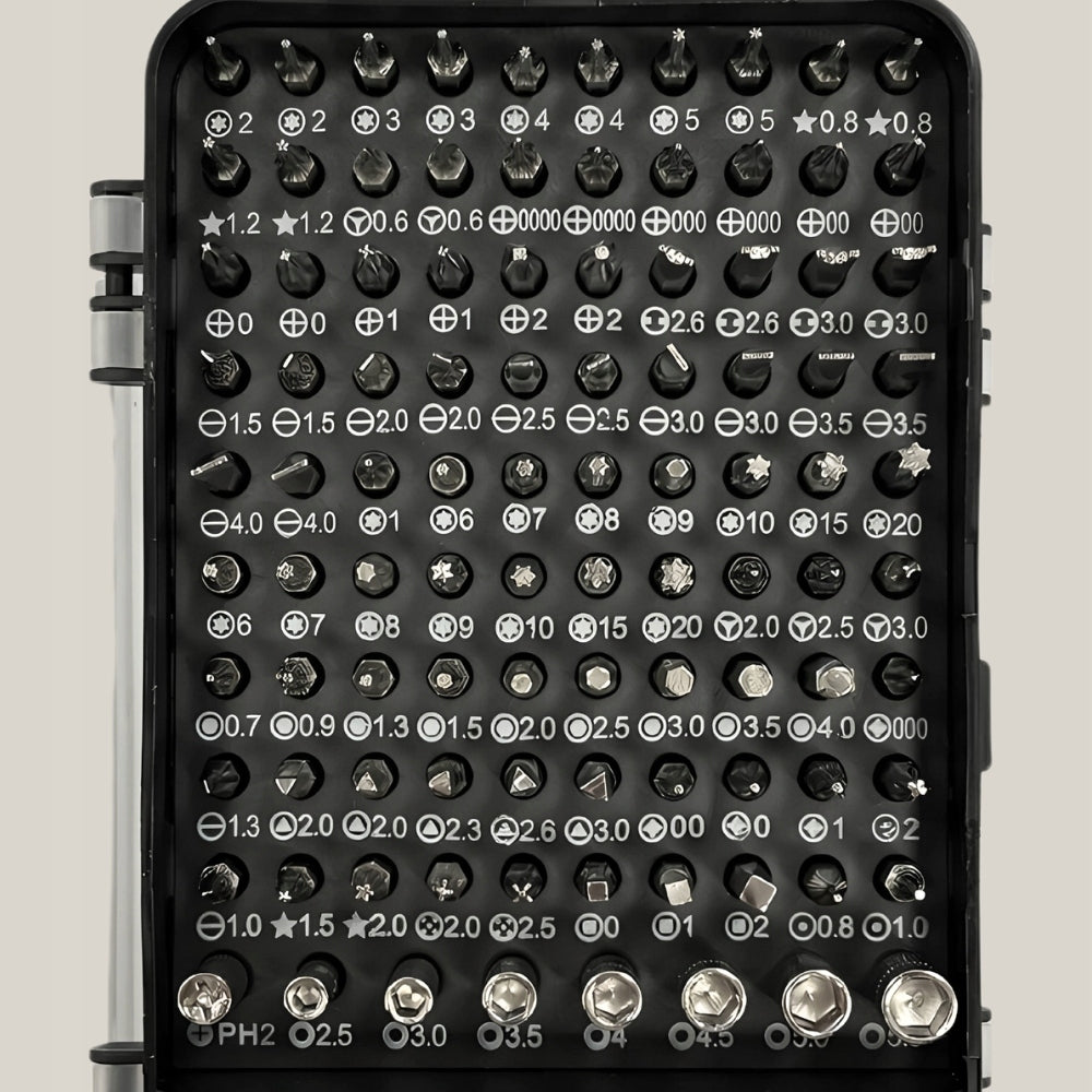 PRECISION TOOL KIT 115in1 BITS CAPS SOCKET WRENCHES Manufacturer code Zestaw narzędzi 115w1
