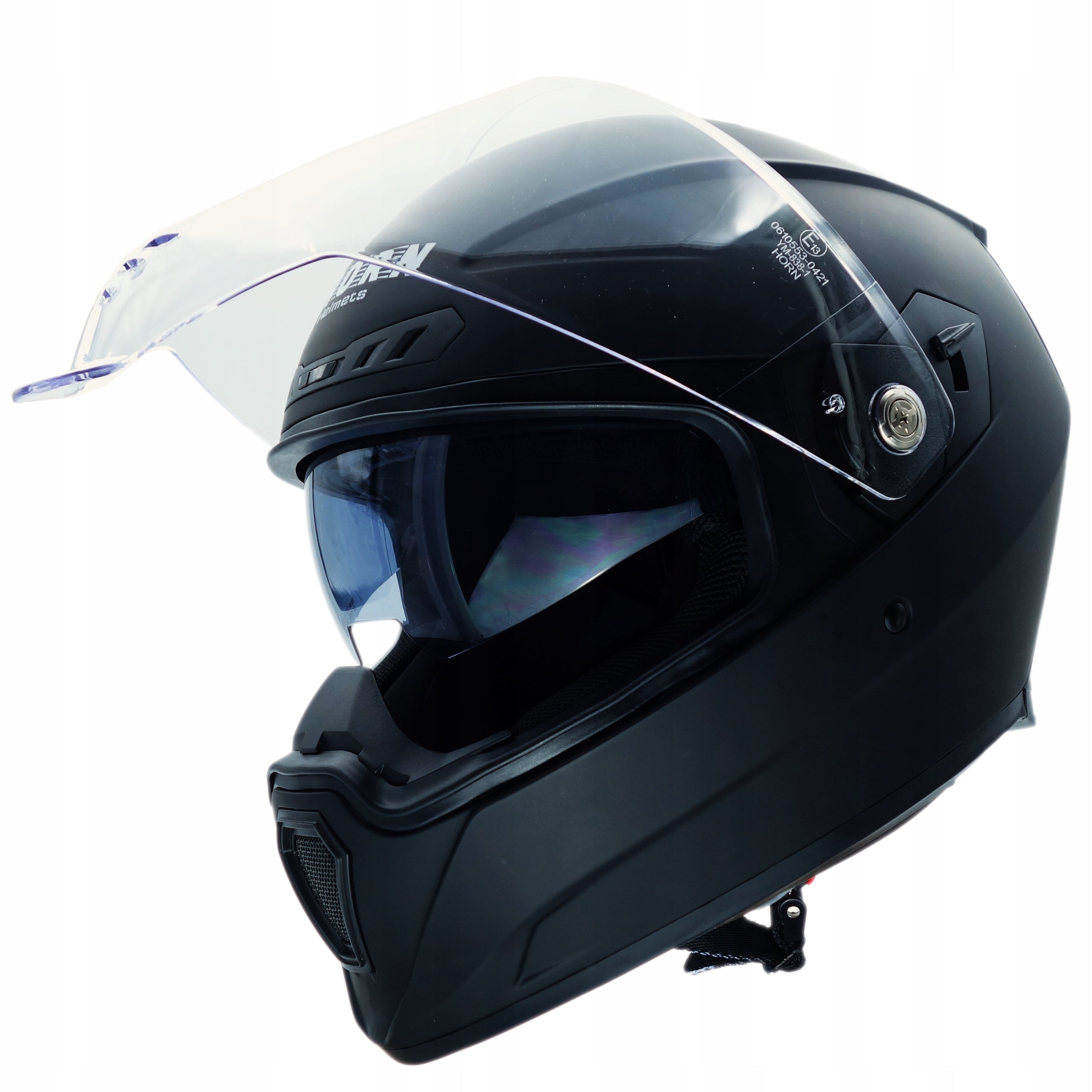 PREDATOR MOTORCYCLE HELMET HORN BLACK GLASS-COLORLESS FREEBIE INTERKOM READY Manufacturer Horn