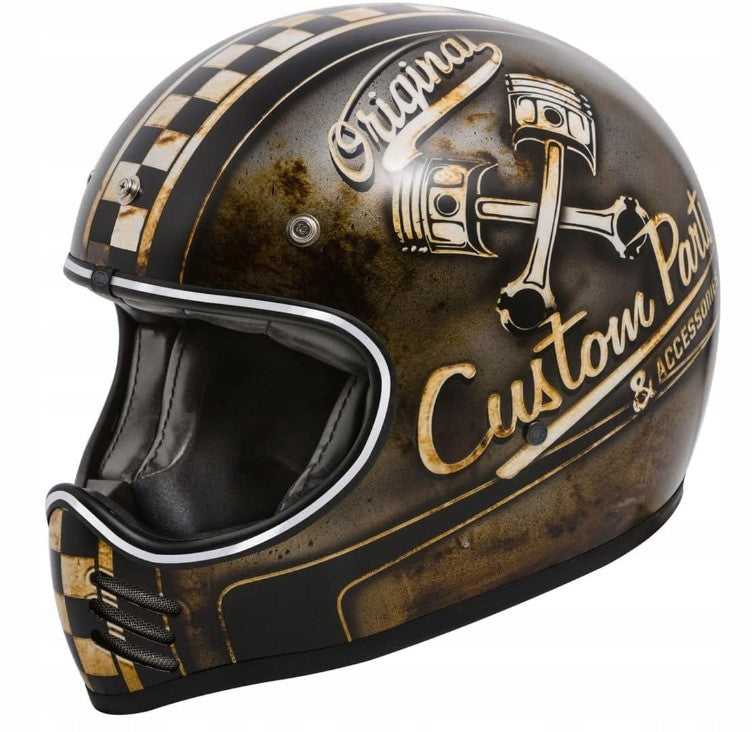 PREMIER MX OP 9 Vintage Integral Motorcycle Helmet For Scrambler Chopper