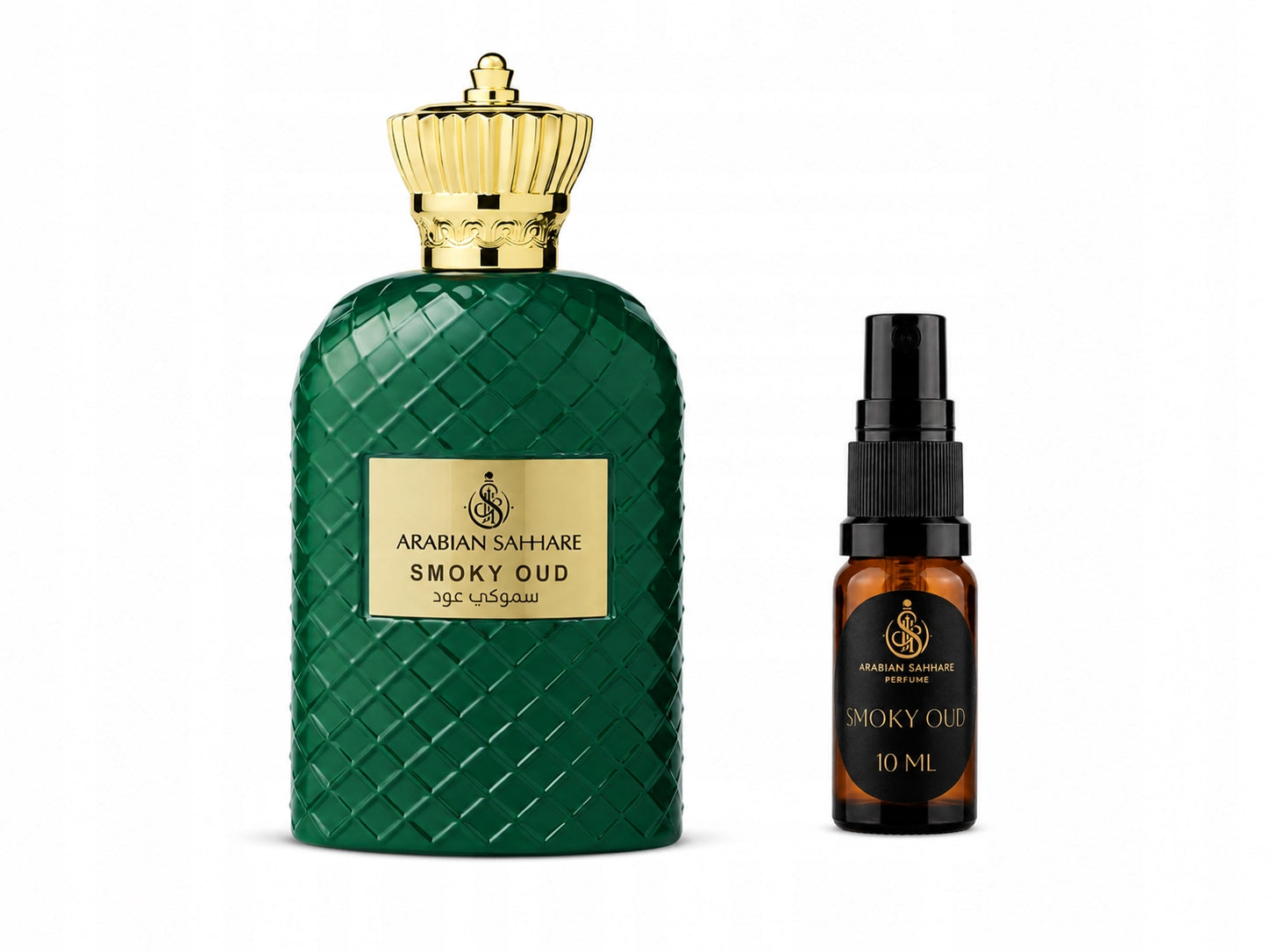 PREMIUM ARABIC PERFUME FOR MEN 10 ML EDP - ARABIAN SAHHARE SMOKY OUD Packaging status original