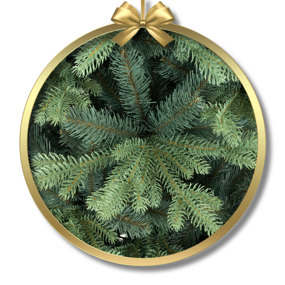 PREMIUM ARTIFICIAL CHRISTMAS TREE SPRUCE PE+PVC AZURE 220 cm Manufacturer code ACH 7 ŚWIERK LAZUR PE + PVC PREMIUM 220