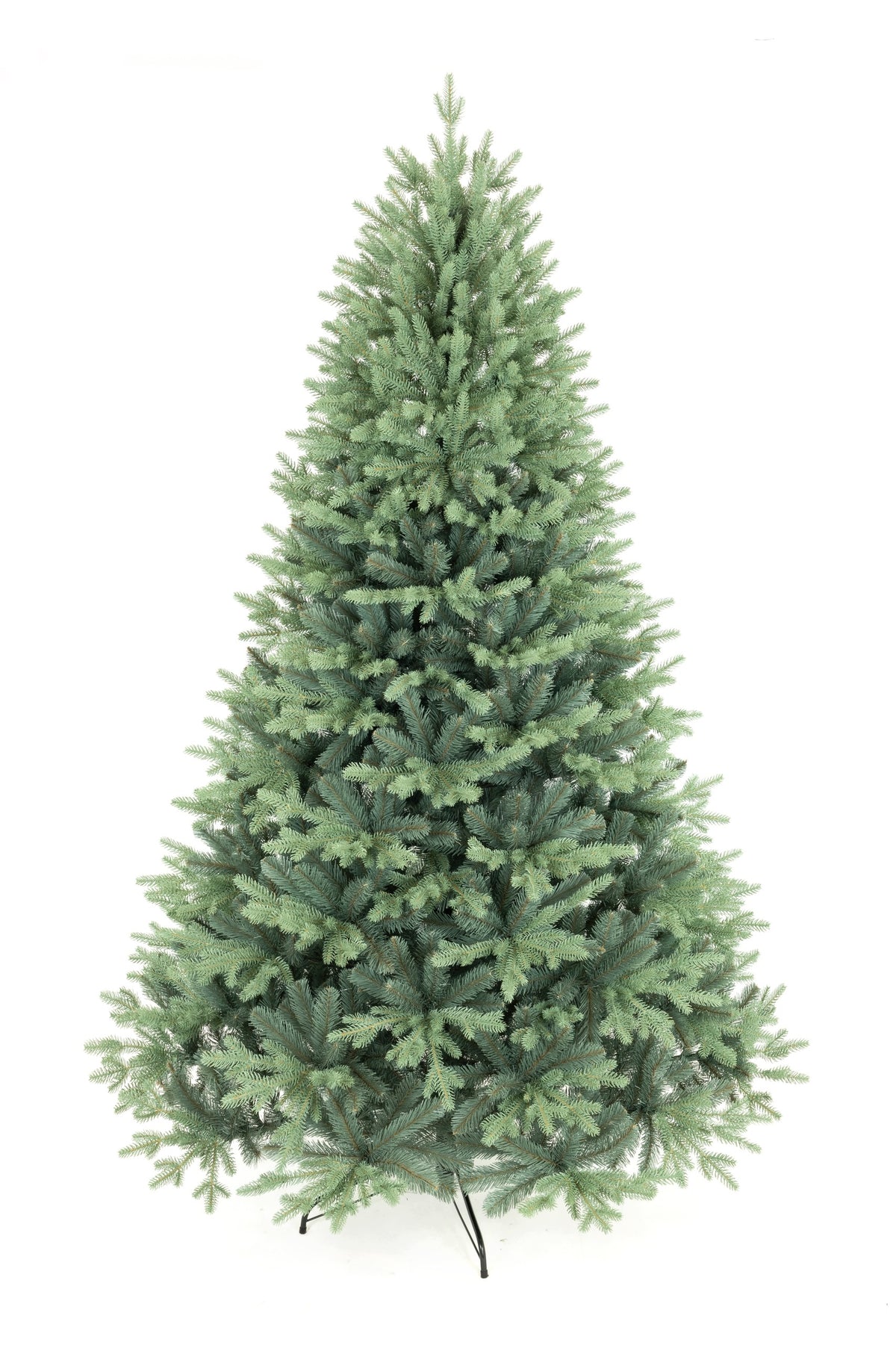 PREMIUM ARTIFICIAL CHRISTMAS TREE SPRUCE PE+PVC AZURE 220 cm Packaging status original