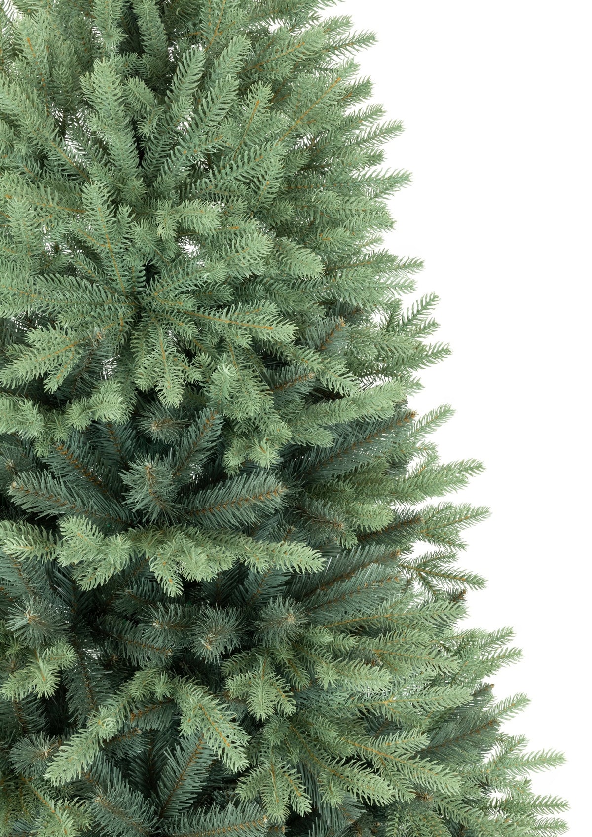 PREMIUM ARTIFICIAL CHRISTMAS TREE SPRUCE PE+PVC AZURE 270 cm Manufacturer code ACH 7 ŚWIERK LAZUR PE + PVC PREMIUM 270
