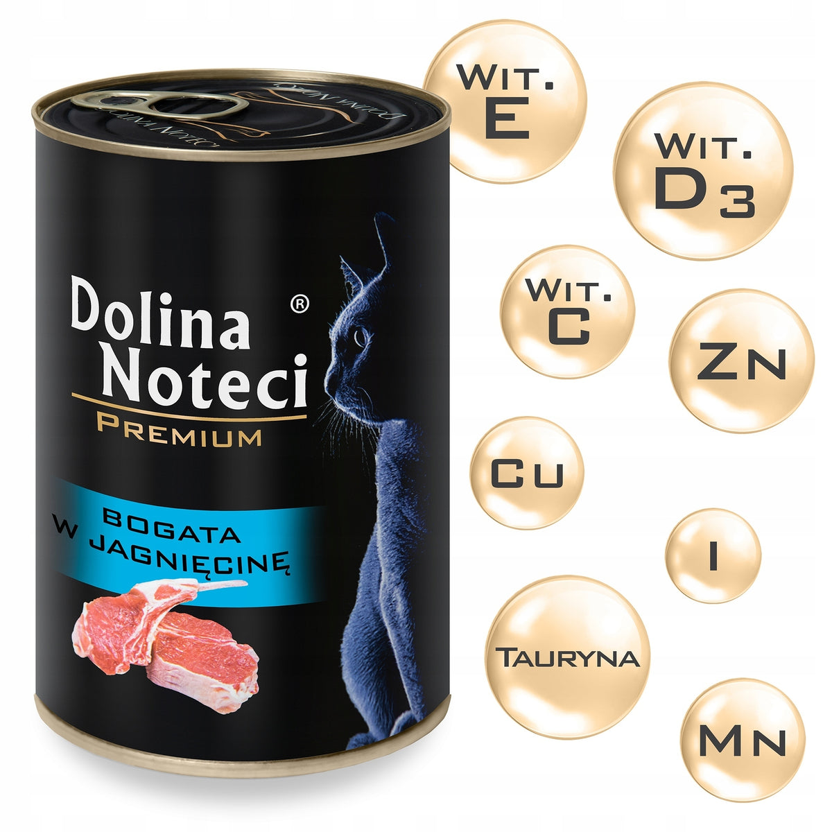 PREMIUM CAT FOOD DOLINA NOTECI LAMB 400G CAN Manufacturer code 5902921303756