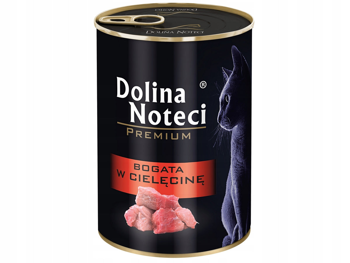 PREMIUM CAT FOOD DOLINA NOTECI VEAL 400G CAN