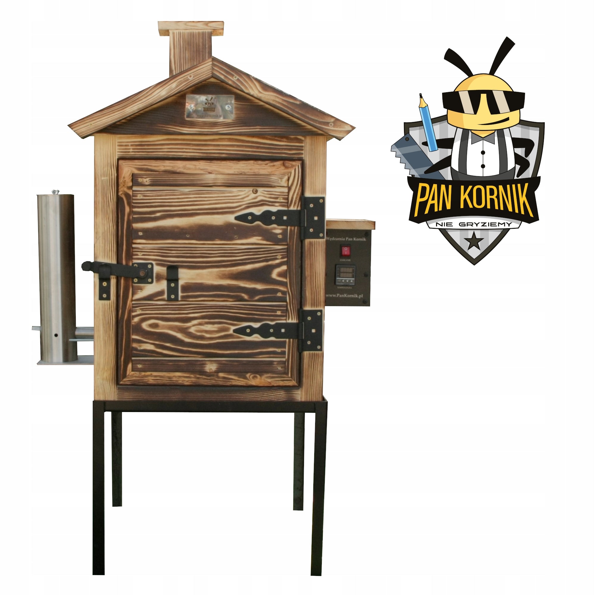 PREMIUM ELECTRIC WOODEN SMOKEHOUSE 100 LITERS MANUFACTURER PAN BARK BEETLE