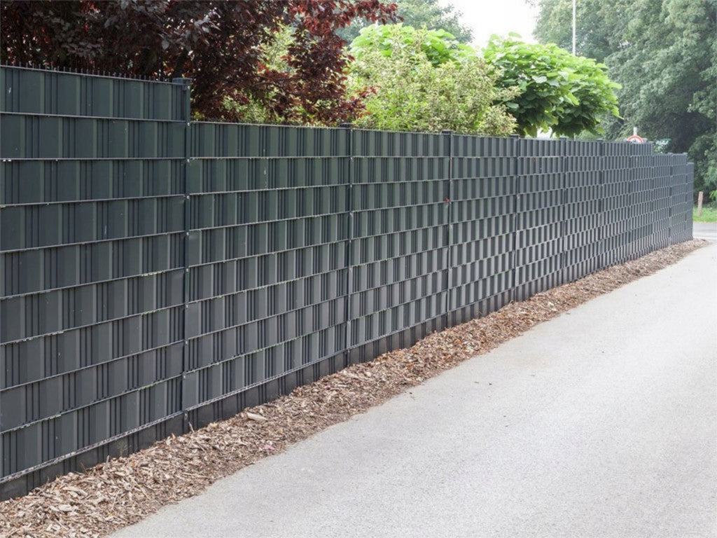 PREMIUM FENCE TAPE 1200g ANTHRACITE FOR PANEL FENCE 19cmx26m Height 0.19 m