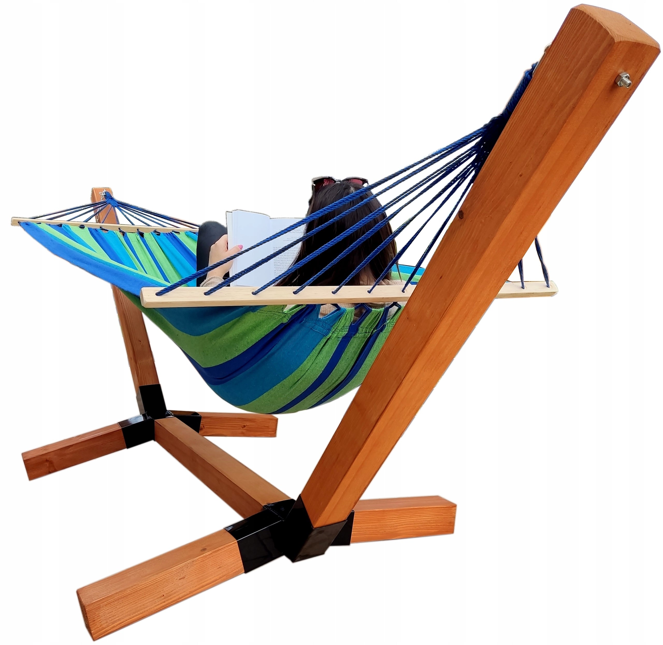 PREMIUM FRAME 3 PERSONS + HAMMOCK XXL SET 350KG FOR GARDEN