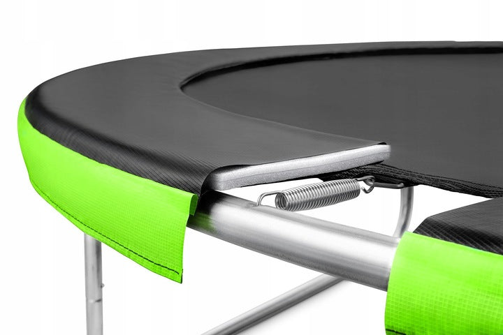 PREMIUM GARDEN TRAMPOLINE BLACK JUST FUN 10FT-305CM Brand JUST FUN