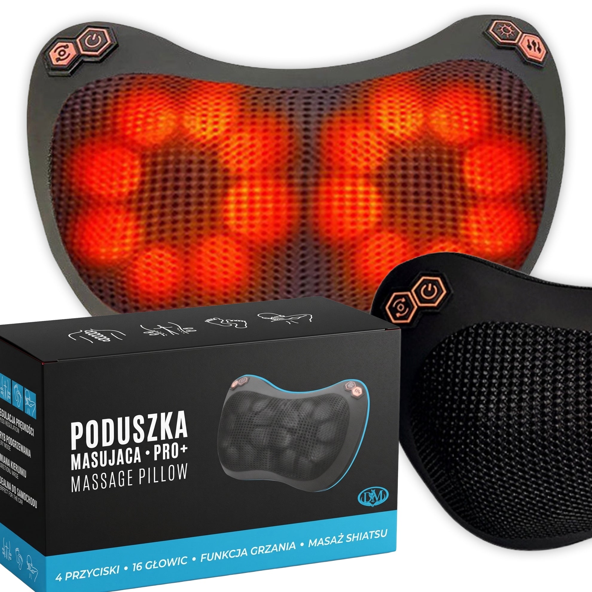 PREMIUM HEATING SHIATSU MASSAGER FOR BODY BACK NECK