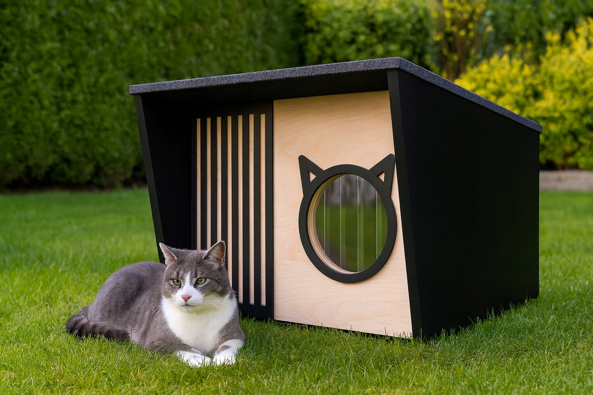 PREMIUM INSULATED HOUSE CAT BED FOR WINTER Manufacturer code Chill.kot.box2.ocieplony