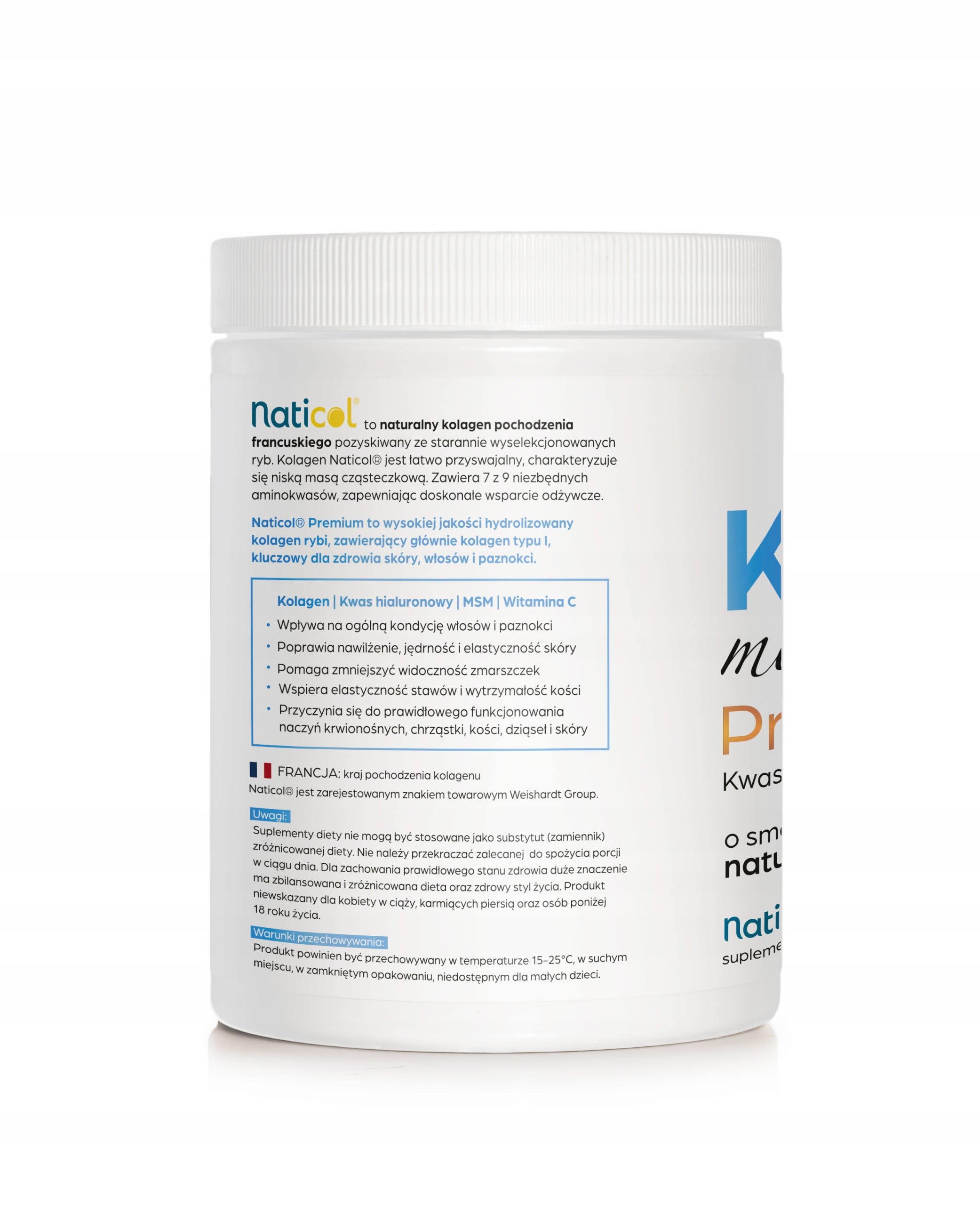 PREMIUM Natural Collagen 10 000mg HA MSM WIT C Supports Joint Skin 800g Packaging status original