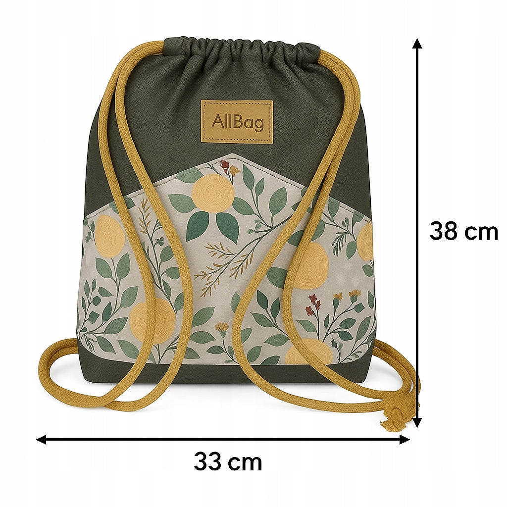 PREMIUM POLYESTER BACKPACK 33x38 cm WORKOPLECAK SCHOOL SPORTS BAG Brand Allbag