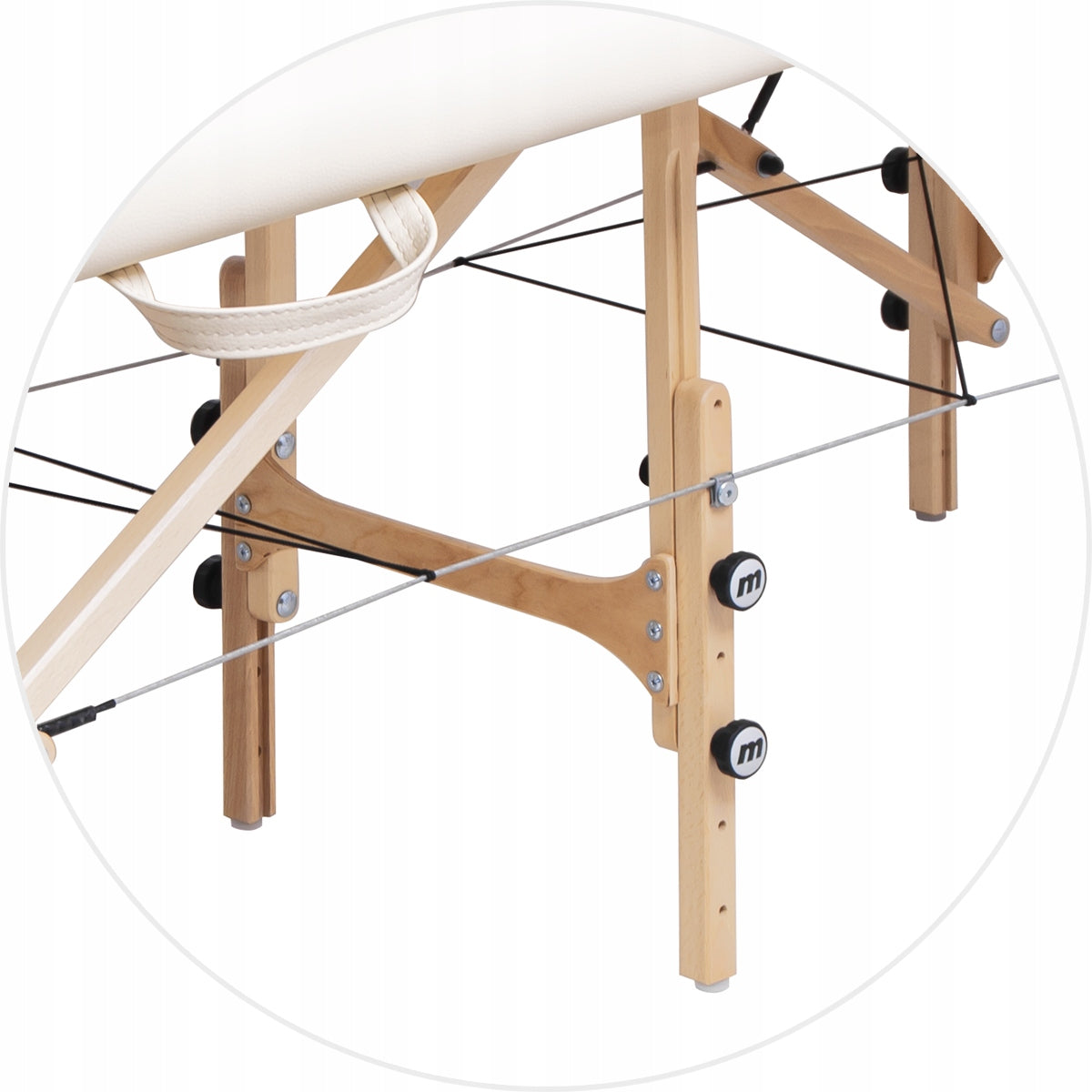 PREMIUM PRO 80 ULTRA - PROFESSIONAL 2 SEC. TABLE MASSAGE BED MD CE PL Frame material wood