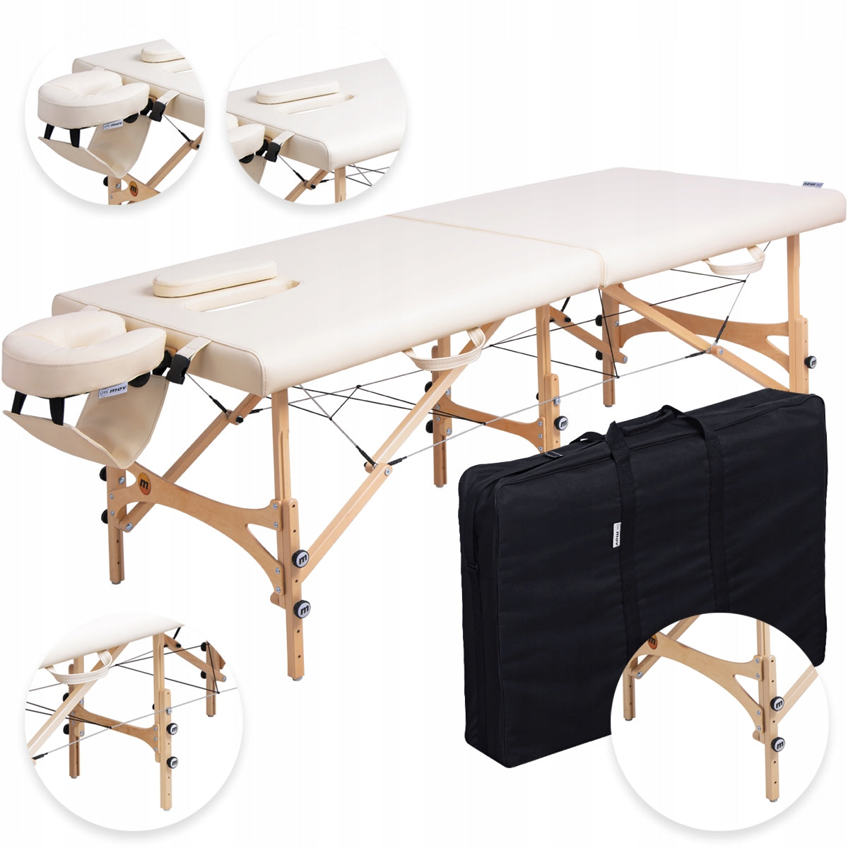 PREMIUM PRO 80 ULTRA - PROFESSIONAL 2 SEC. TABLE MASSAGE BED MD CE PL