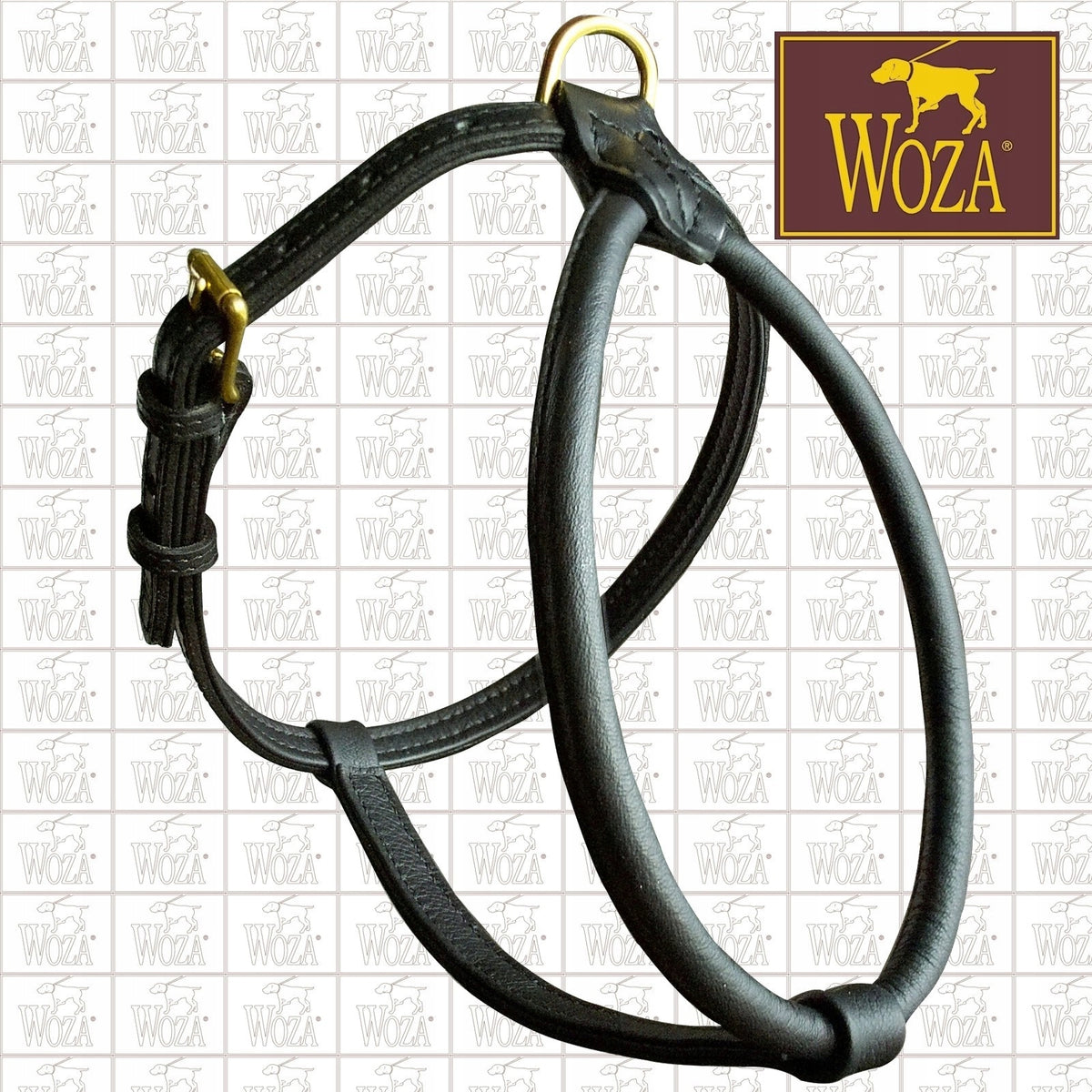 PREMIUM SCARF 60CM RING WOZA LEATHER ADJUSTABLE HAND-STITCHED ROUND