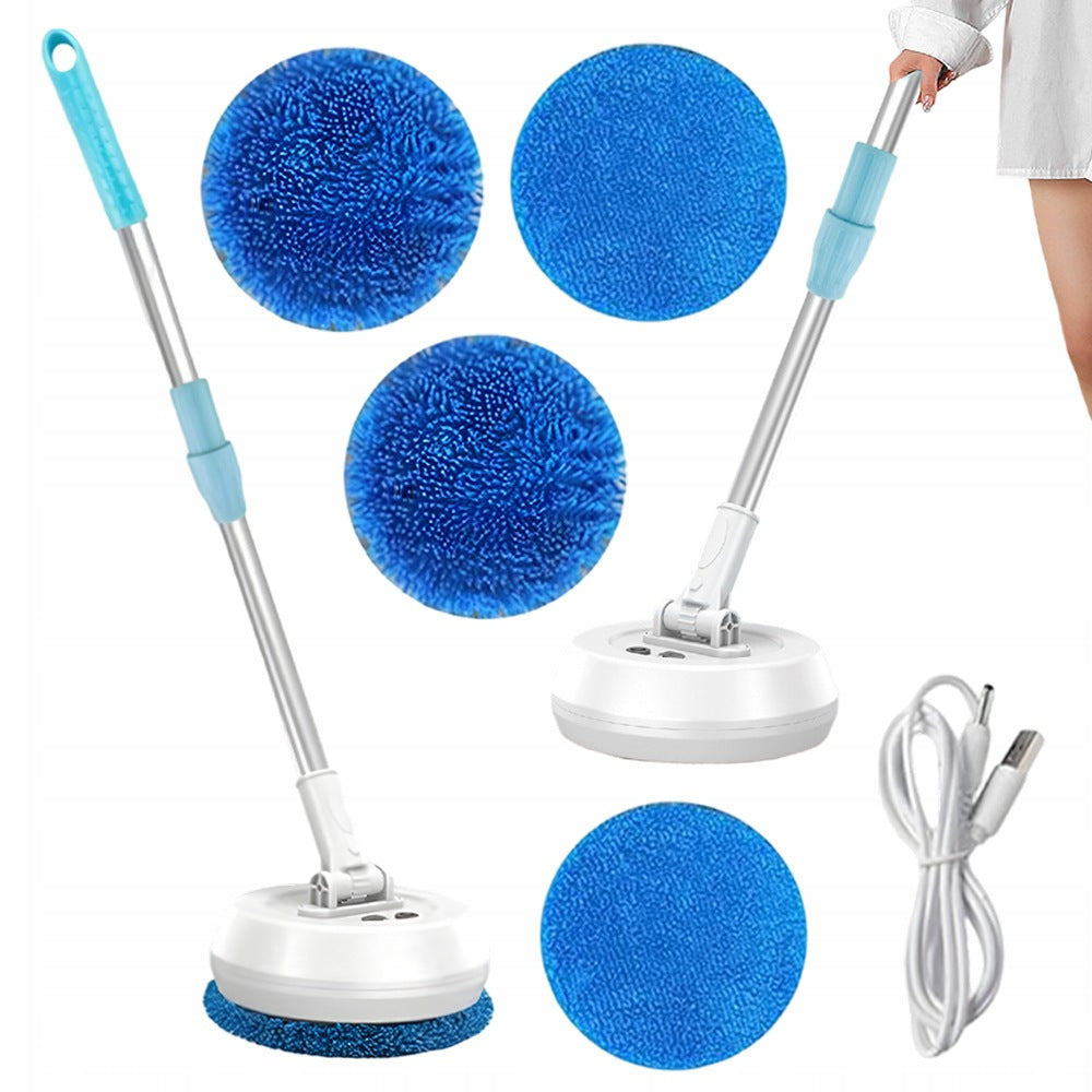 PREMIUM TELESCOPICALLY ADJUSTABLE ELECTRIC WASHER MOP FOR HOME