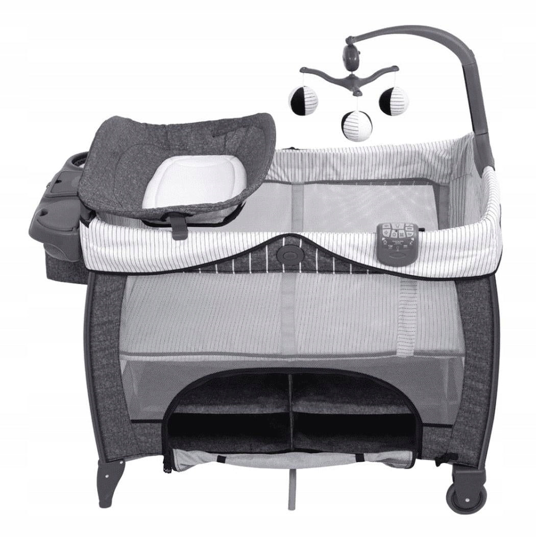 PREMIUM TRAVEL COT GRACO CONTOUR PRESTIGE WITH VIBRATION SUITS ME Brand Graco