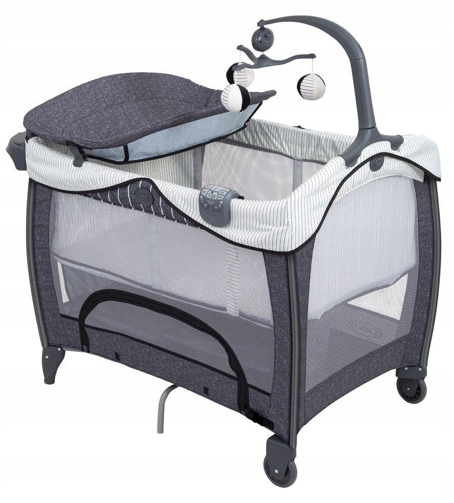 PREMIUM TRAVEL COT GRACO CONTOUR PRESTIGE WITH VIBRATION SUITS ME