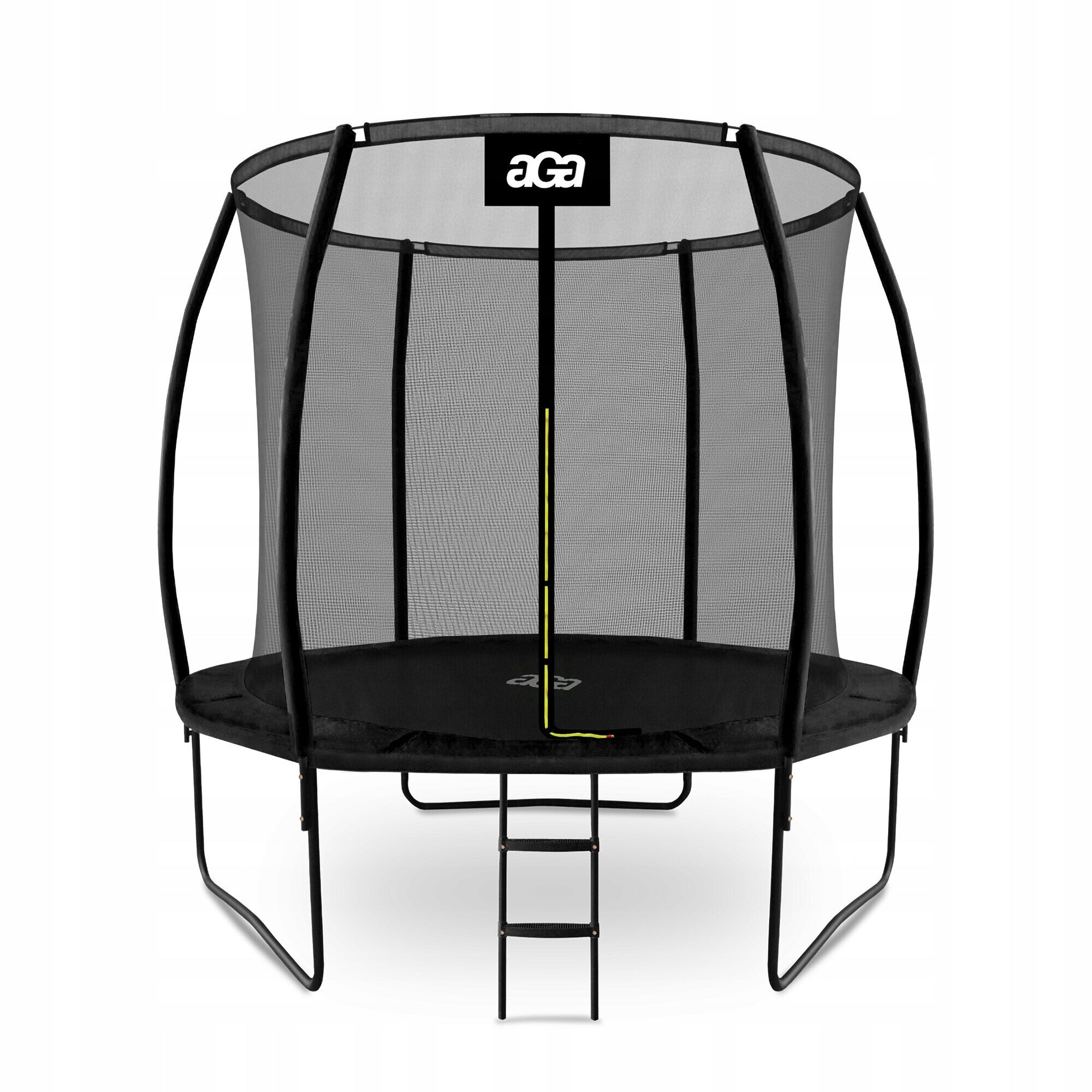 PREMIUM Trampoline SPORT EXCLUSIVE 250 cm 8 ft. Aga Black STRONG Safe Brand Aga