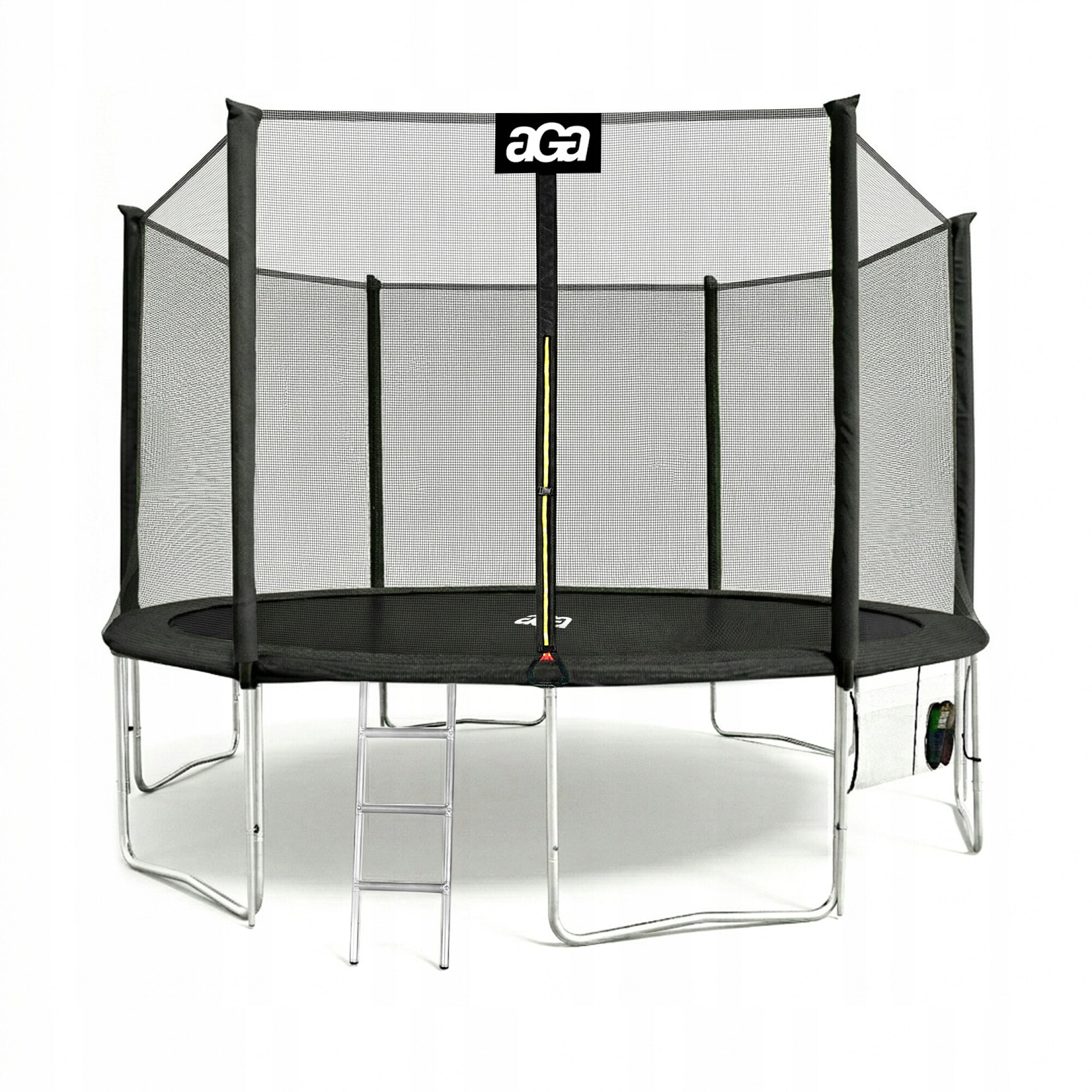 PREMIUM Trampoline SPORT PRO 430 cm 14 ft. Aga Black MAX Safety Brand Aga