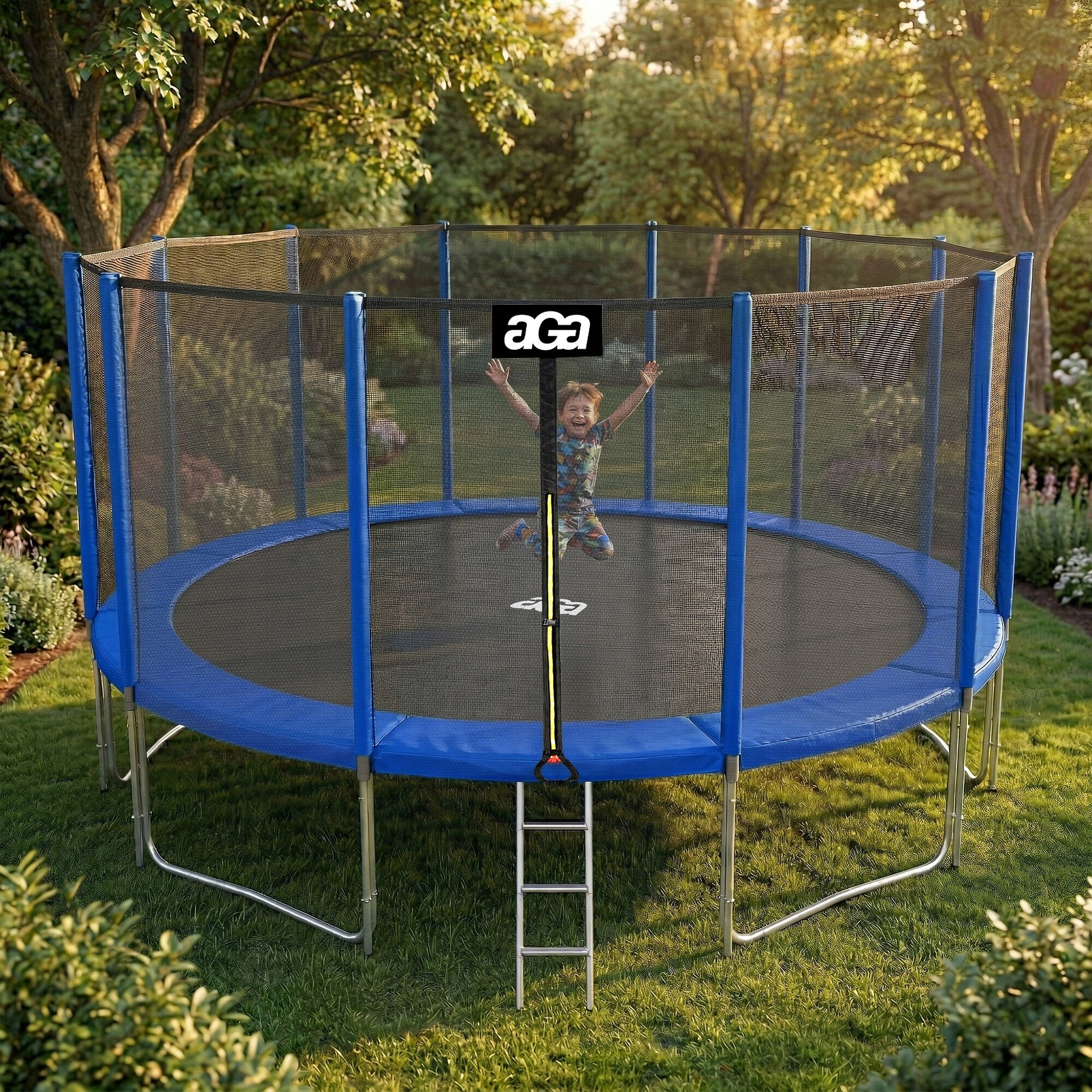 PREMIUM Trampoline SPORT PRO 500 cm 16FT Aga Blue MAX Safety Manufacturer code MRP1016B