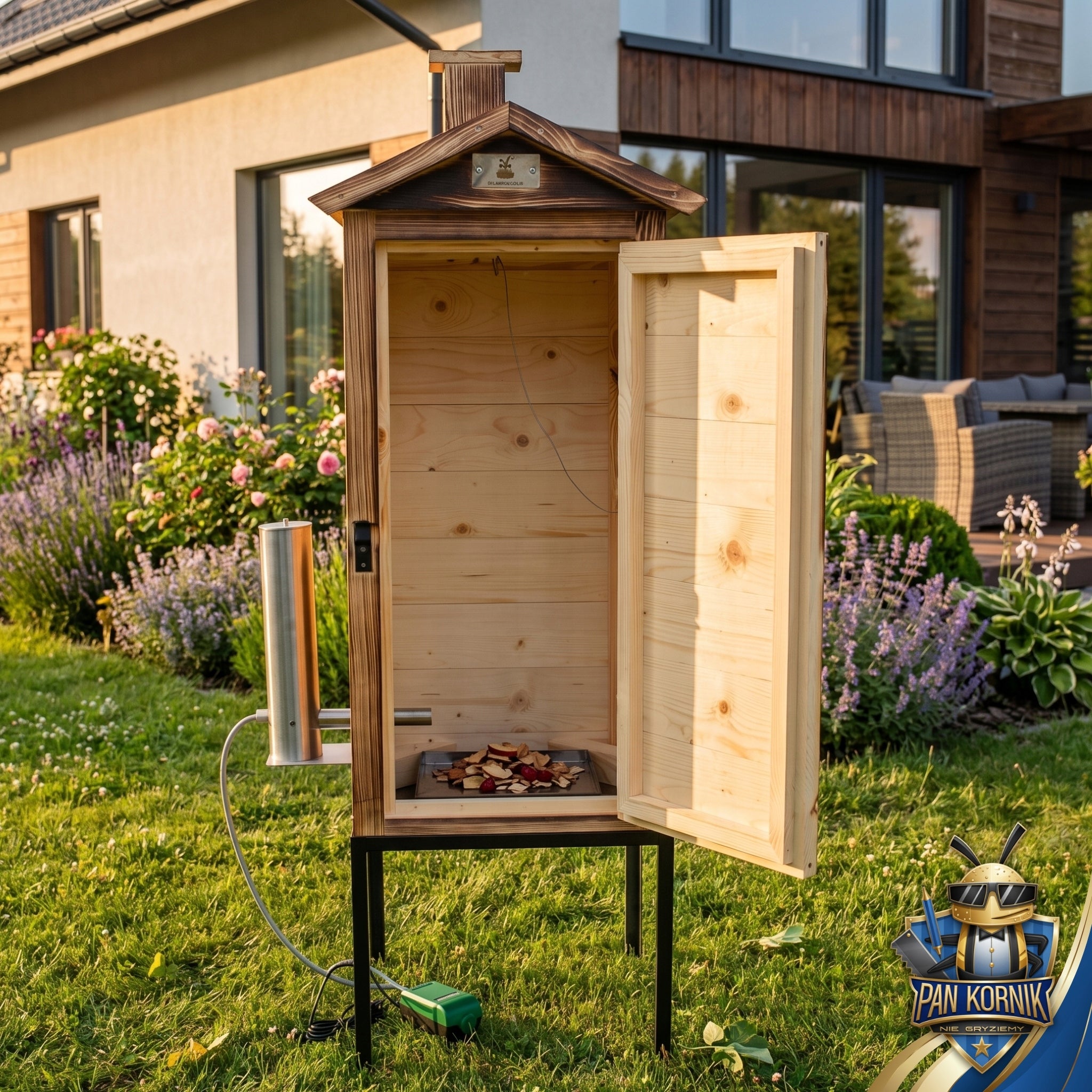 PREMIUM WOODEN ELECTRIC SMOKEHOUSE 180 LITERS MANUFACTURER PAN KORNIK Manufacturer PanKornik
