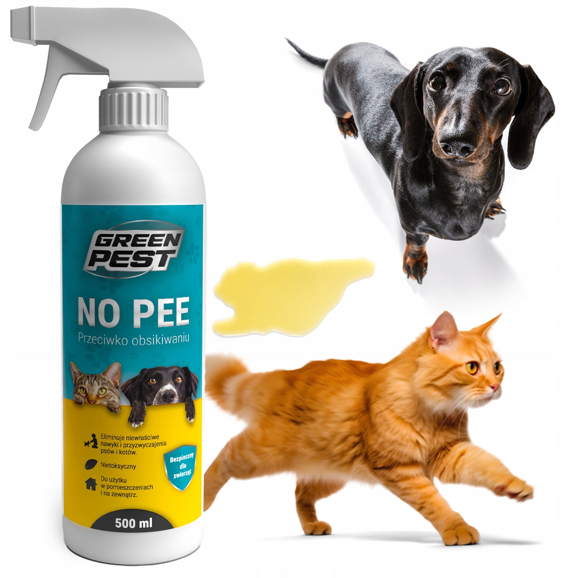 PREPARATION AGAINST PEEING BY DOGS AND CATS 500ML GREEN PEST