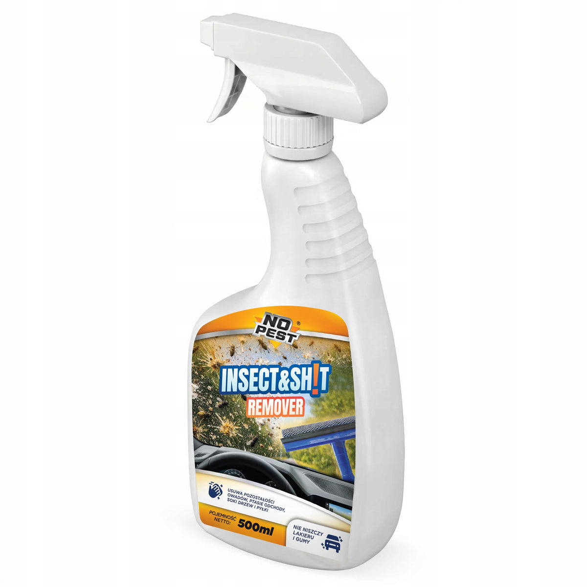 PREPARATION LIQUID FOR REMOVING INSECTS BIRD DROPPINGS FOR CLEANING THE CAR 500ML Manufacturer's catalog number INSECT&SH!T REMOVER