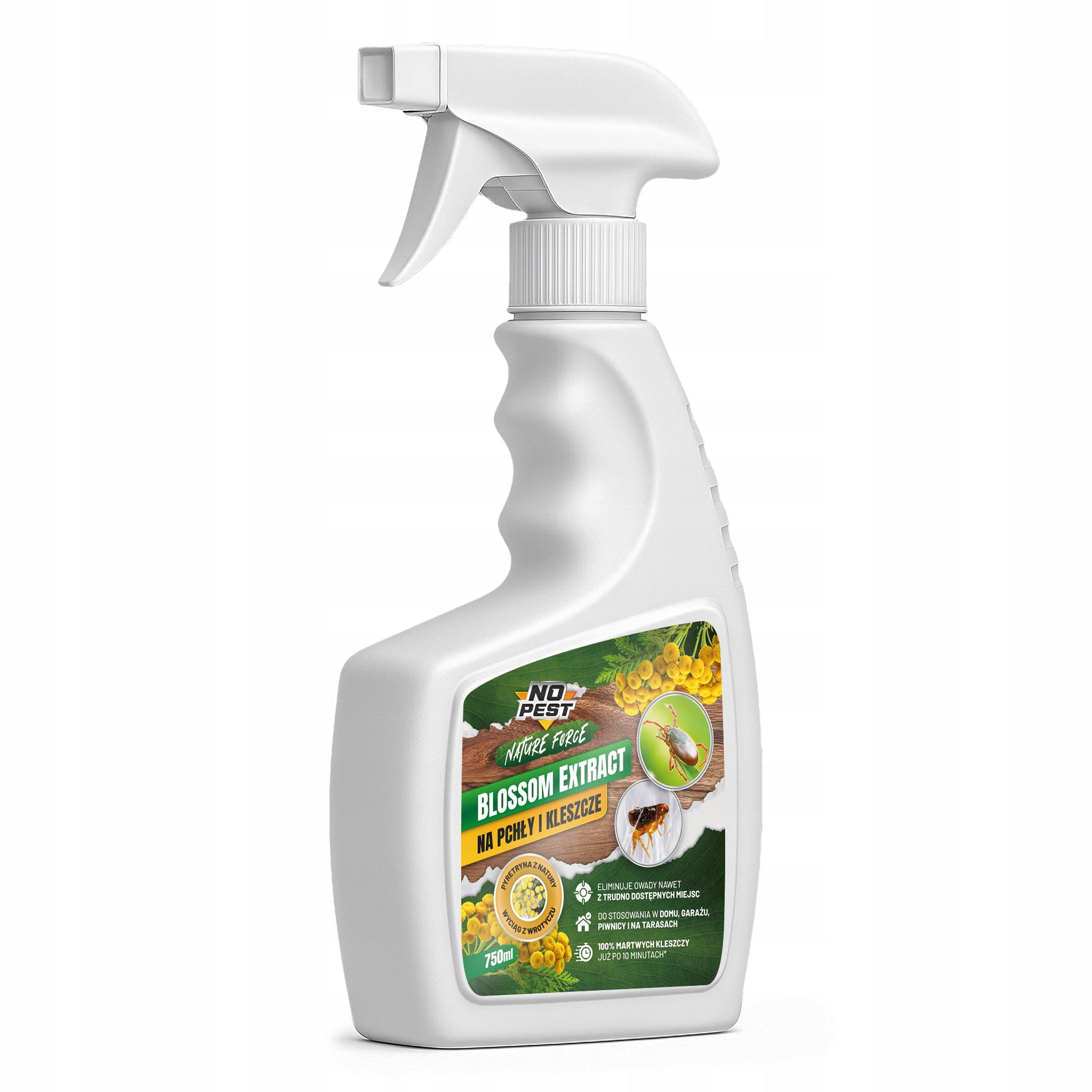 PREPARATION SPRAY AGENT FOR FLEAS TICKS EXTRACT 750ML TANSY Manufacturer code WYCIĄG Z WROTYCZU PRZECIW PCHŁOM KLESZCZOM